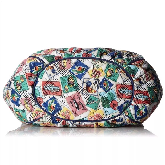 Vera Bradley Glenna Cuban Stamps Shoulder Bag - Picture 5 of 9